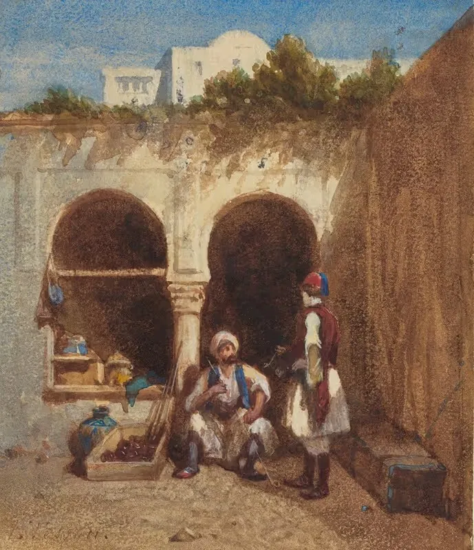 Arab Market by Louis Tesson — digital art print download