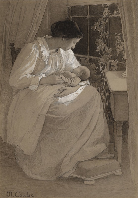 Колыбельная by Мод Элис Коуэлс, c. 1890 — digital art print download