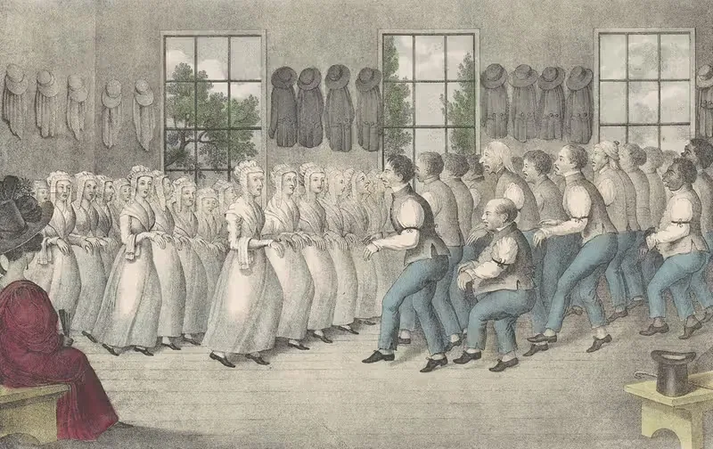 Shakers Near Lebanon — Nathaniel Currier