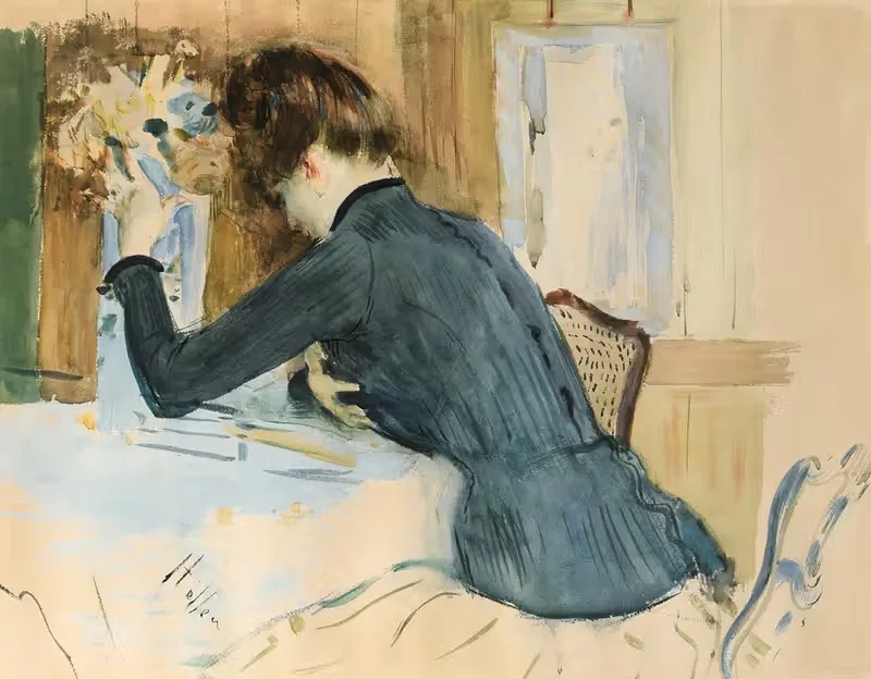 Profile Portrait Of A Young Lady — Paul César Helleu