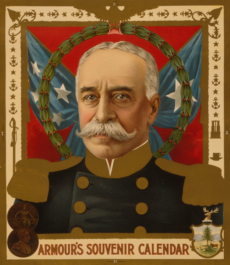Armour's souvenir calendar by Аноним, 1899 — digital art print download