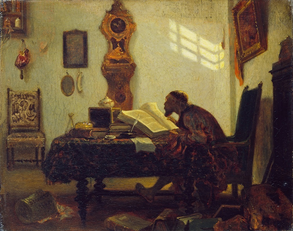 Философ by Александр-Габриэль Декамп, 1846 — digital art print download