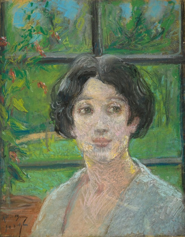 Окно в сад by Элис Пайк Барни, 1921 — digital art print download