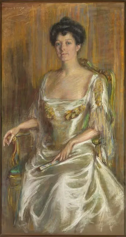 Lady with Fan by Alice Pike Barney — digital art print download