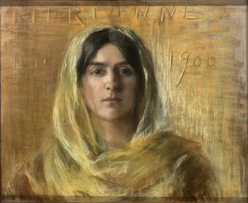 Марианна в желтом by Элис Пайк Барни, 1900 — digital art print download