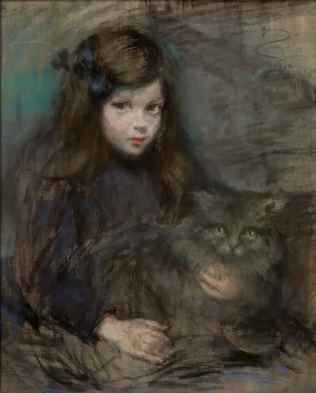 Миниет и Минет by Элис Пайк Барни, 1907 — digital art print download