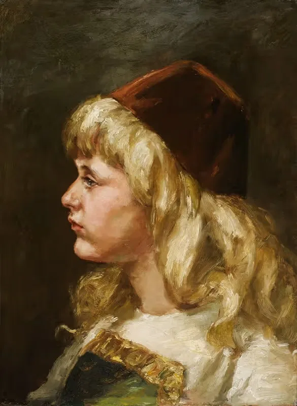 Натали в семь лет by Элис Пайк Барни, 1883 — digital art print download