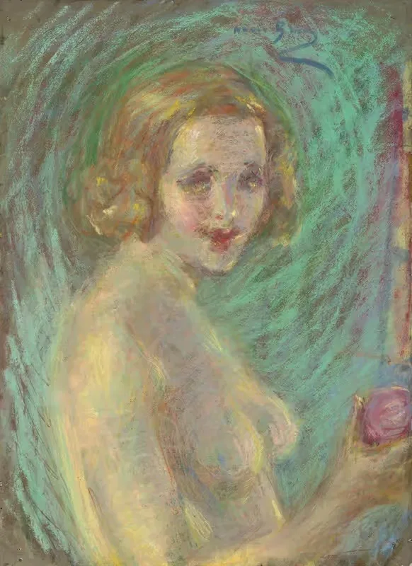 Nude with Fruit by Alice Pike Barney — digital art print download