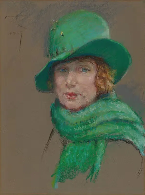Odette Tyler Shepherd by Alice Pike Barney, 1927 — digital art print download