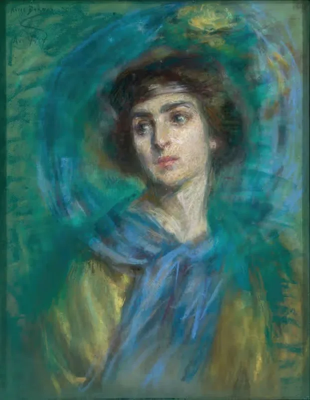 The Blue Scarf by Alice Pike Barney, 1901 — digital art print download