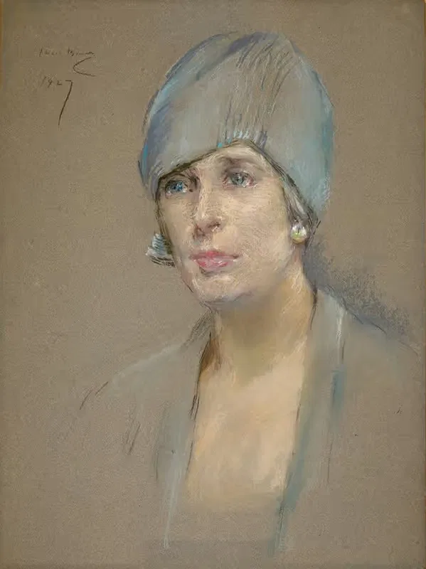 Гостья (госпожа Ричард П. Макаулла) by Элис Пайк Барни, 1927 — digital art print download