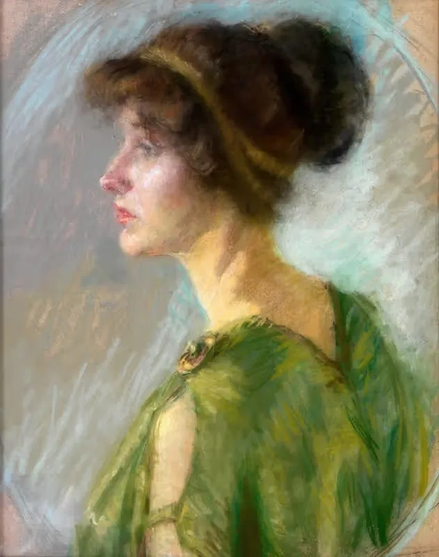 Young Woman in Green — Alice Pike Barney