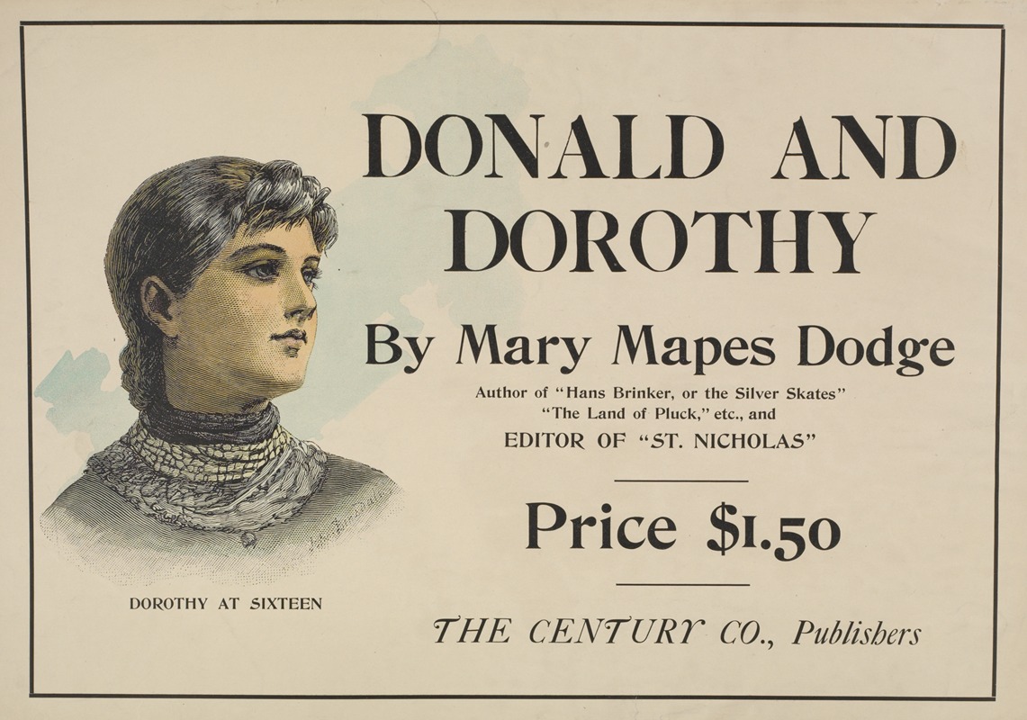 Donald and Dorothy by Аноним, 1895-1911 — digital art print download