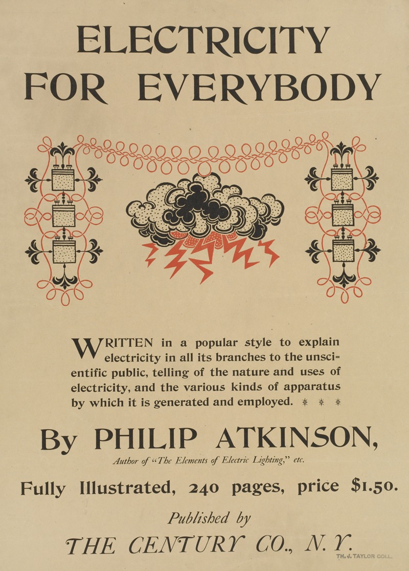 Electricity for everybody by Аноним, 1895-1911 — digital art print download