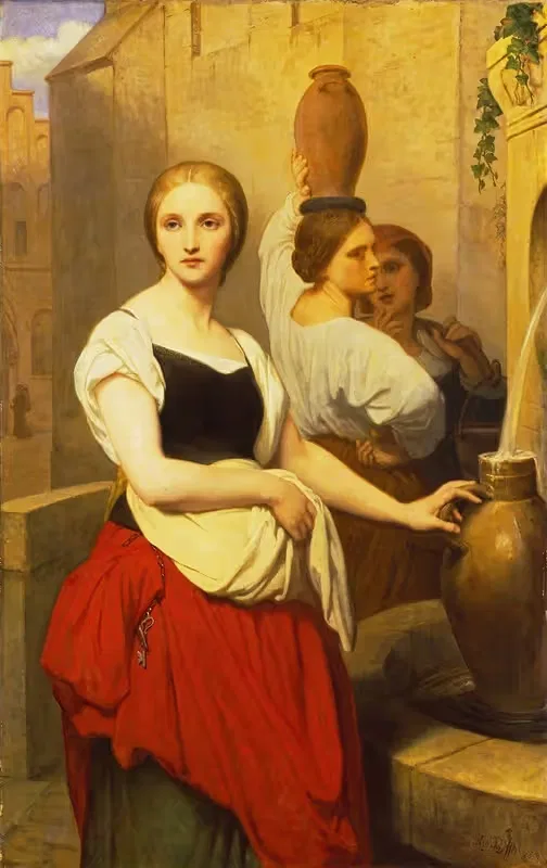 Margaret at the Fountain — Ary Scheffer