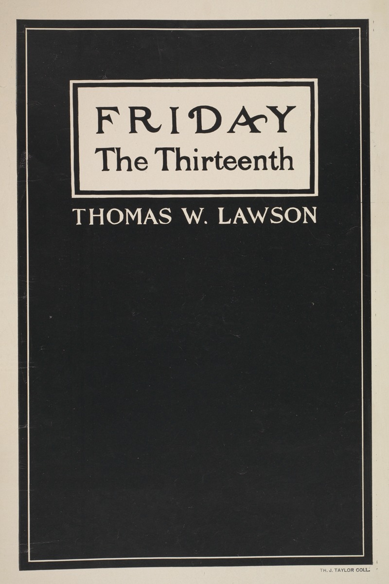 Friday the thirteenth by Аноним, 1895-1911 — digital art print download