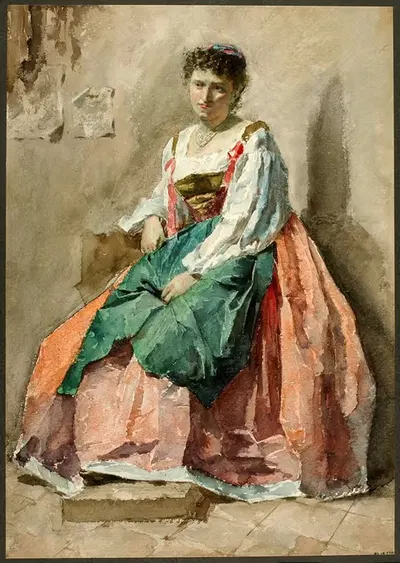Portrait of a Lady by Cesare Biseo — digital art print download