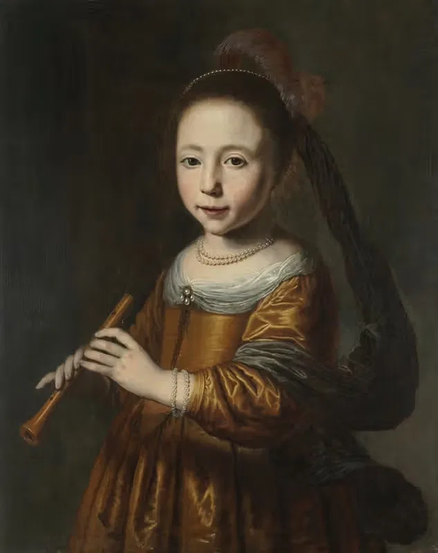 Portrait of Elizabeth Spiegel — Dirck Dircksz. van Santvoort