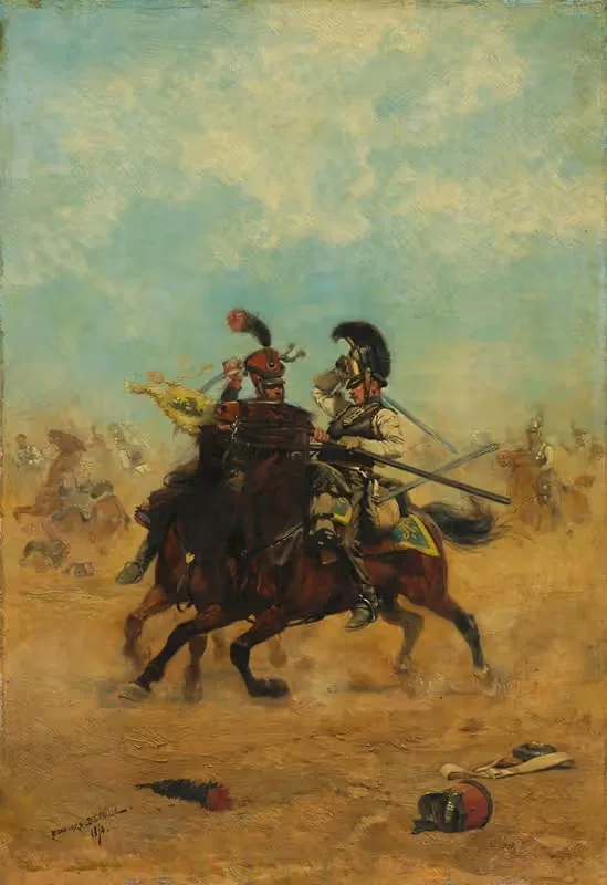Битва за цвета by Жан-Батист Эдуар Детель, 1874 — digital art print download