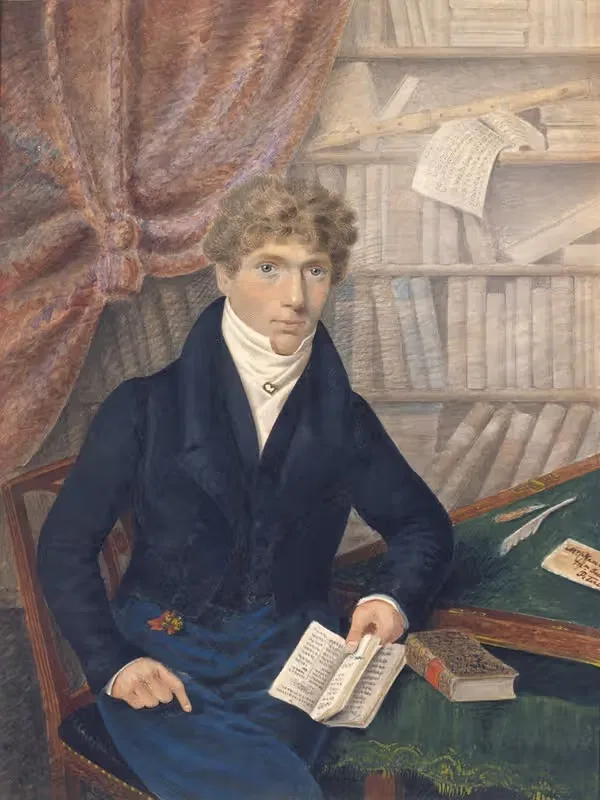 Преподобный Джордж Хитон, магистр искусств by Эдвард Хитон, 1824-1825 — digital art print download
