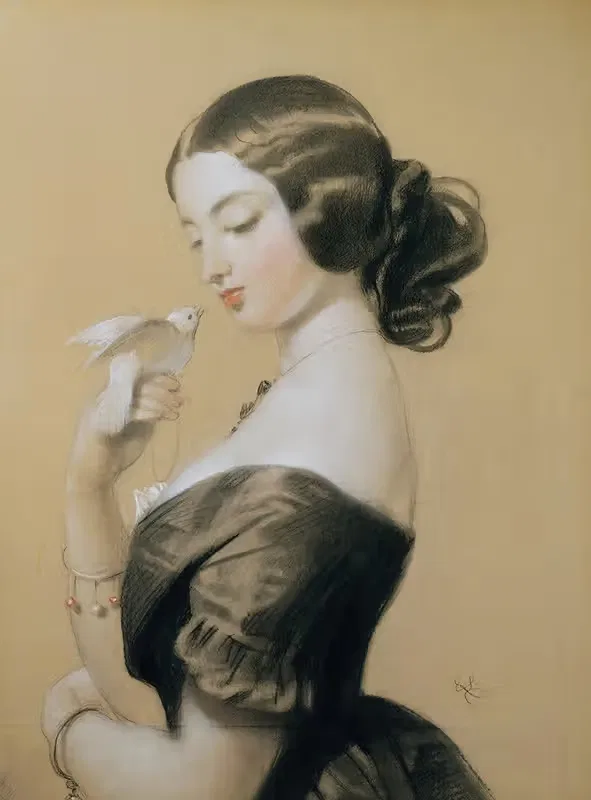 Miss Ellen Power by Sir Edwin Henry Landseer — digital art print download