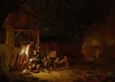 Интерьер амбара by Эгберт ван дер Поэль, 1644 — digital art print download
