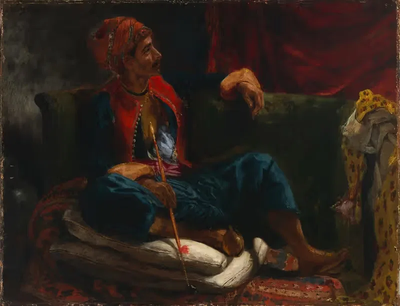 Курильщик by Эжен Делакруа — digital art print download