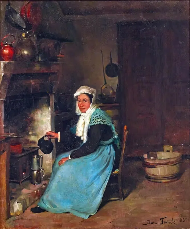 Час кофе by Франк Бейл, 1881 — digital art print download
