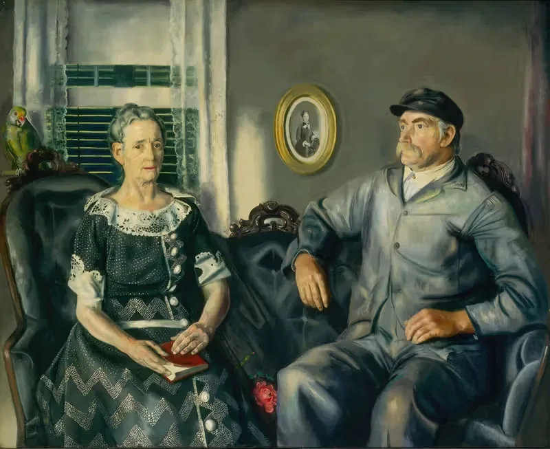 Мистер и миссис Филлип Уэйс by Джордж Уэсли Беллоуз, 1924 — digital art print download