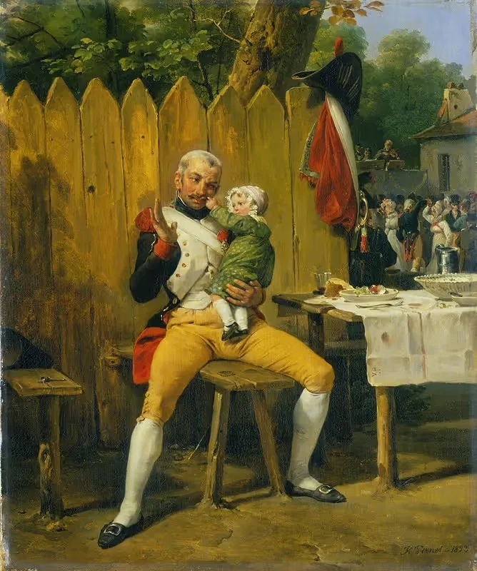 Ветеран дома by Гораций Верне, 1823 — digital art print download
