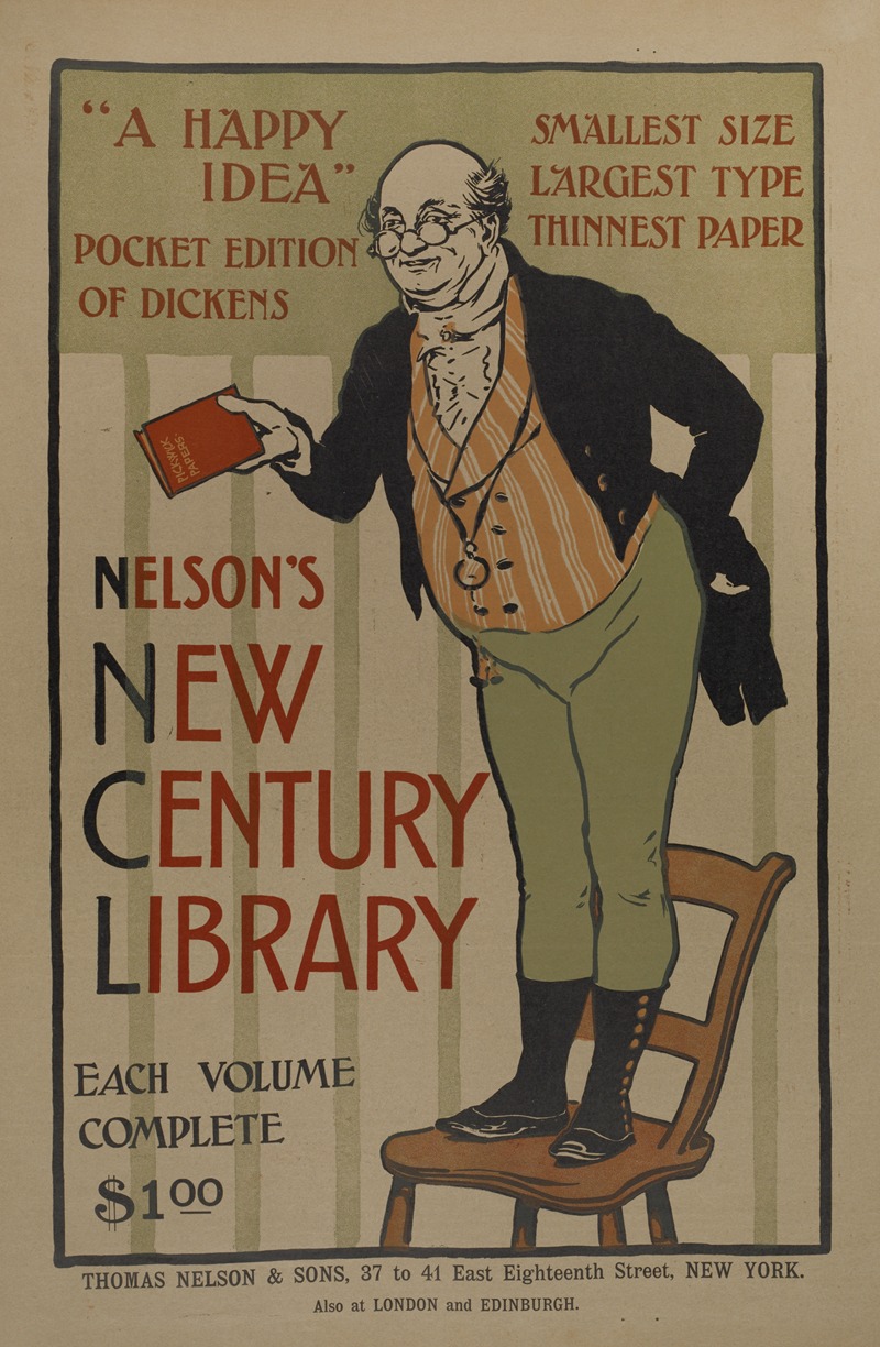 Nelson's new century library by Аноним, 1895-1911 — digital art print download