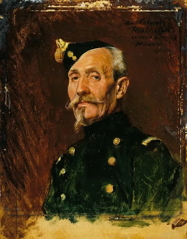 Полковник Феликс Массу by Эрнест Мейссонье, 1867 — digital art print download