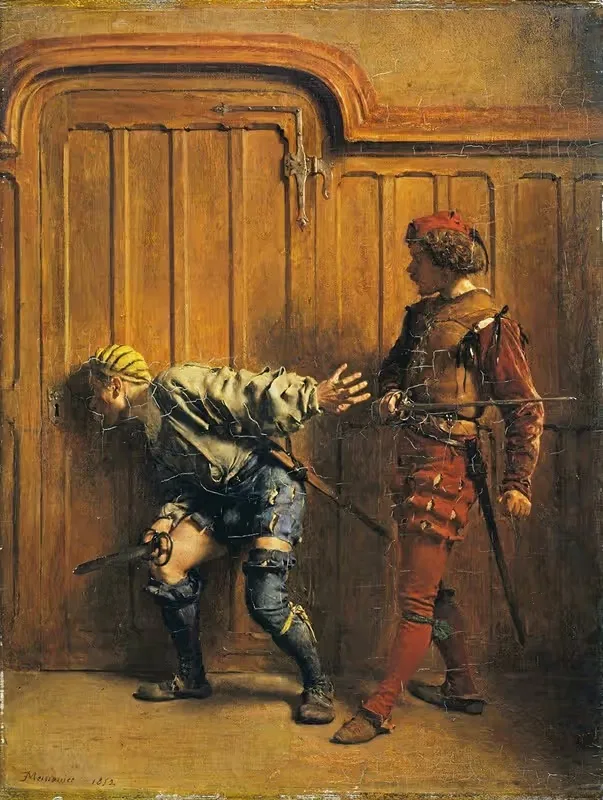 Наемные убийцы by Эрнест Мейссонье, 1852 — digital art print download