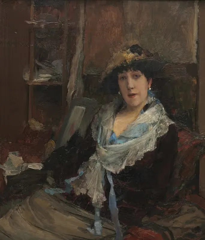 Marie Samary of the Odéon Theater — Jules Bastien-Lepage