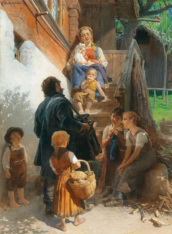 Органист by Конрад Гроб, 1899 — digital art print download
