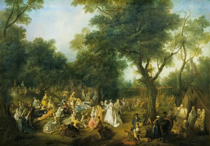 Fête in a Wood — Nicolas Lancret