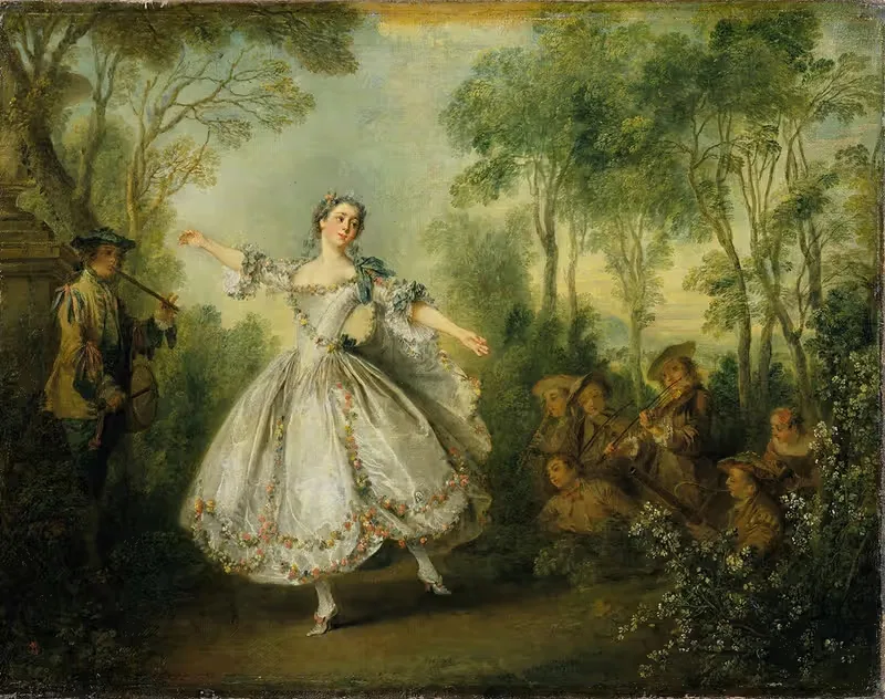 Mademoiselle de Camargo (Mlle de Camargo) — Nicolas Lancret