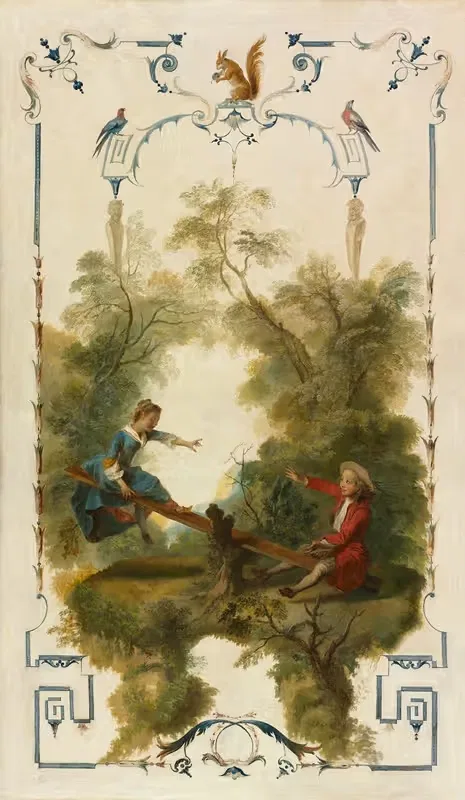 The See-Saw by Nicolas Lancret — digital art print download