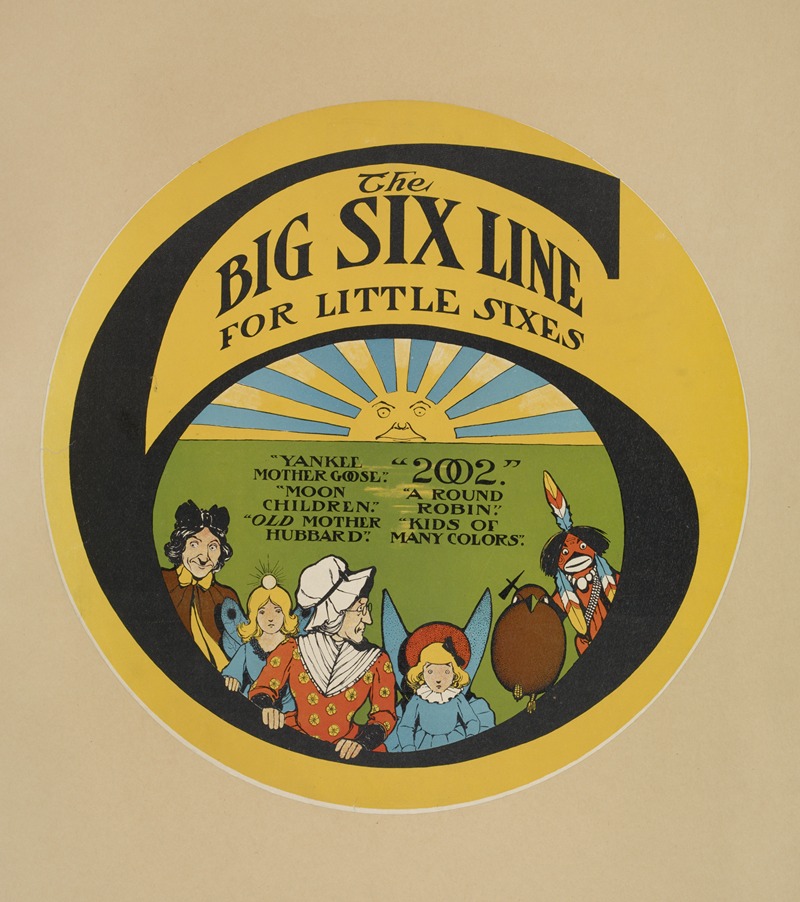 The big six line by Anonymous, 1895-1911 — digital art print download
