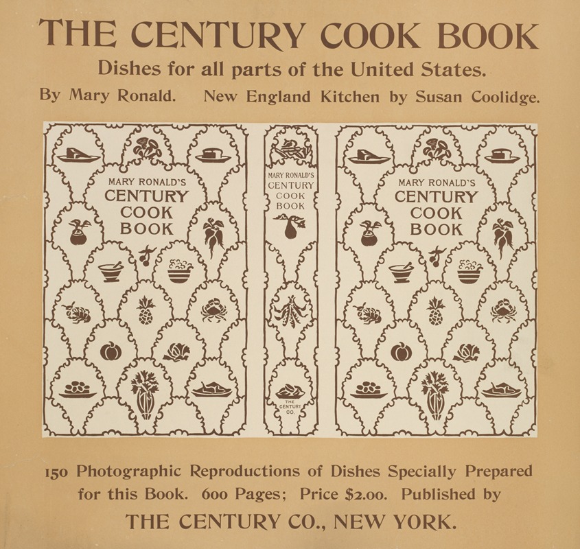 The century cook-book by Аноним, 1895-1911 — digital art print download