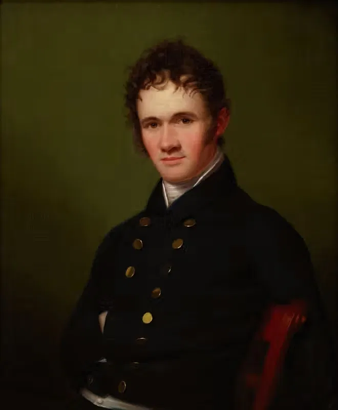 Portrait of Commander Lewis Warrington — Rembrandt Peale