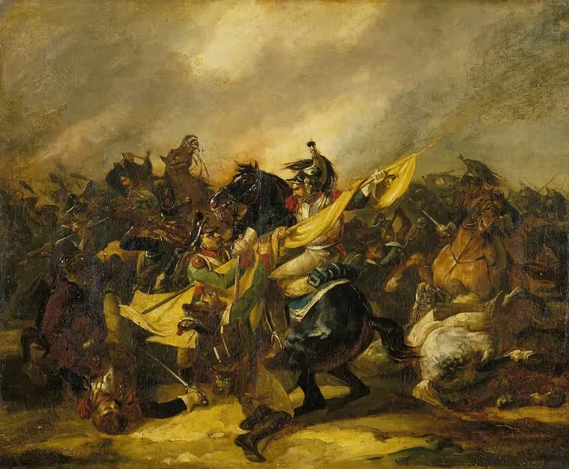 A Charge of Cuirassiers — Théodore Géricault