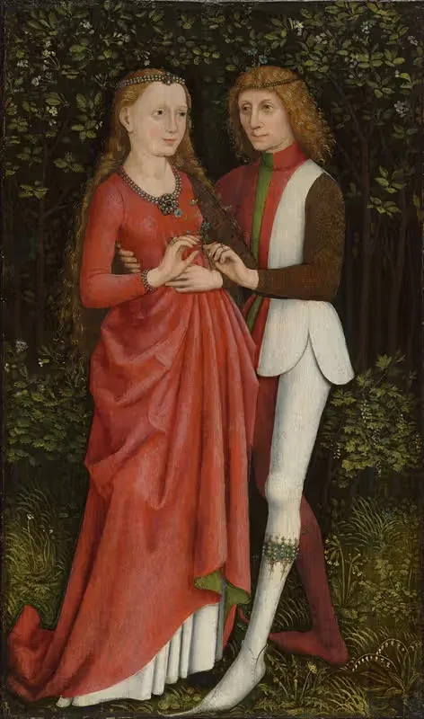 Свадебная пара by Аноним, c. 1470 — digital art print download