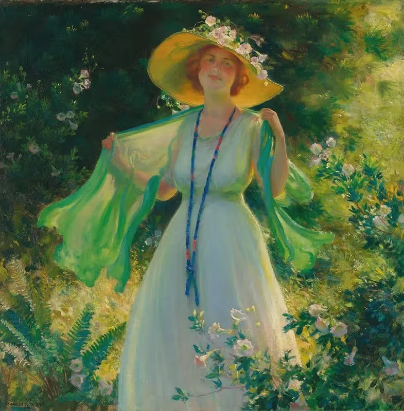 Путь цветов by Чарльз Кортни Карран, 1919 — digital art print download