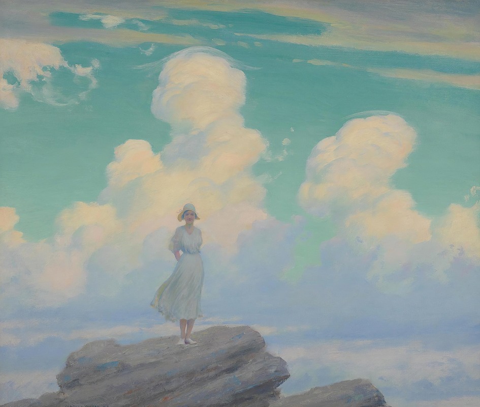 The Veiled Cloud by Charles Courtney Curran, 1926 — digital art print download