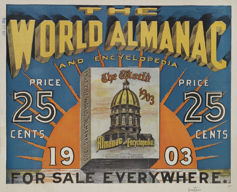 The world almanac by Anonymous, 1895-1911 — digital art print download