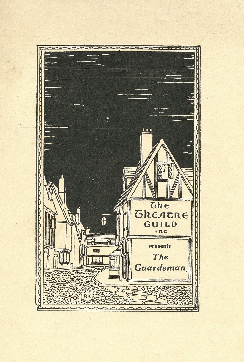 Theatre Guild presents The Guardsman by Аноним, 1924 — digital art print download