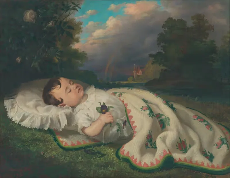 A child in the country — František Klimkovič