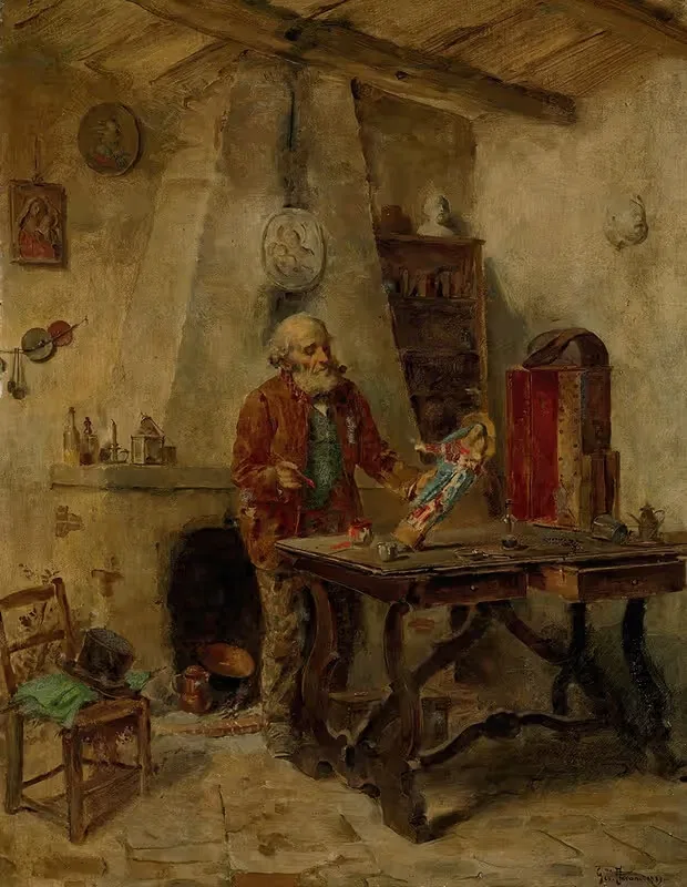 Рисование Мадонны by Джероламо Индуньо, 1889 — digital art print download
