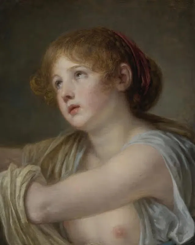 Bust Of A Young Woman — Jean-Baptiste Greuze